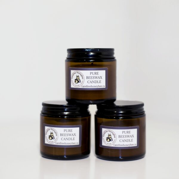Beeswax Candle in a Jar