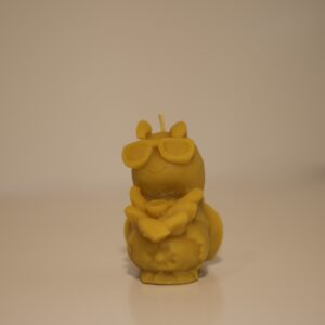 Carefree Honeybee Mascot Beeswax Candle