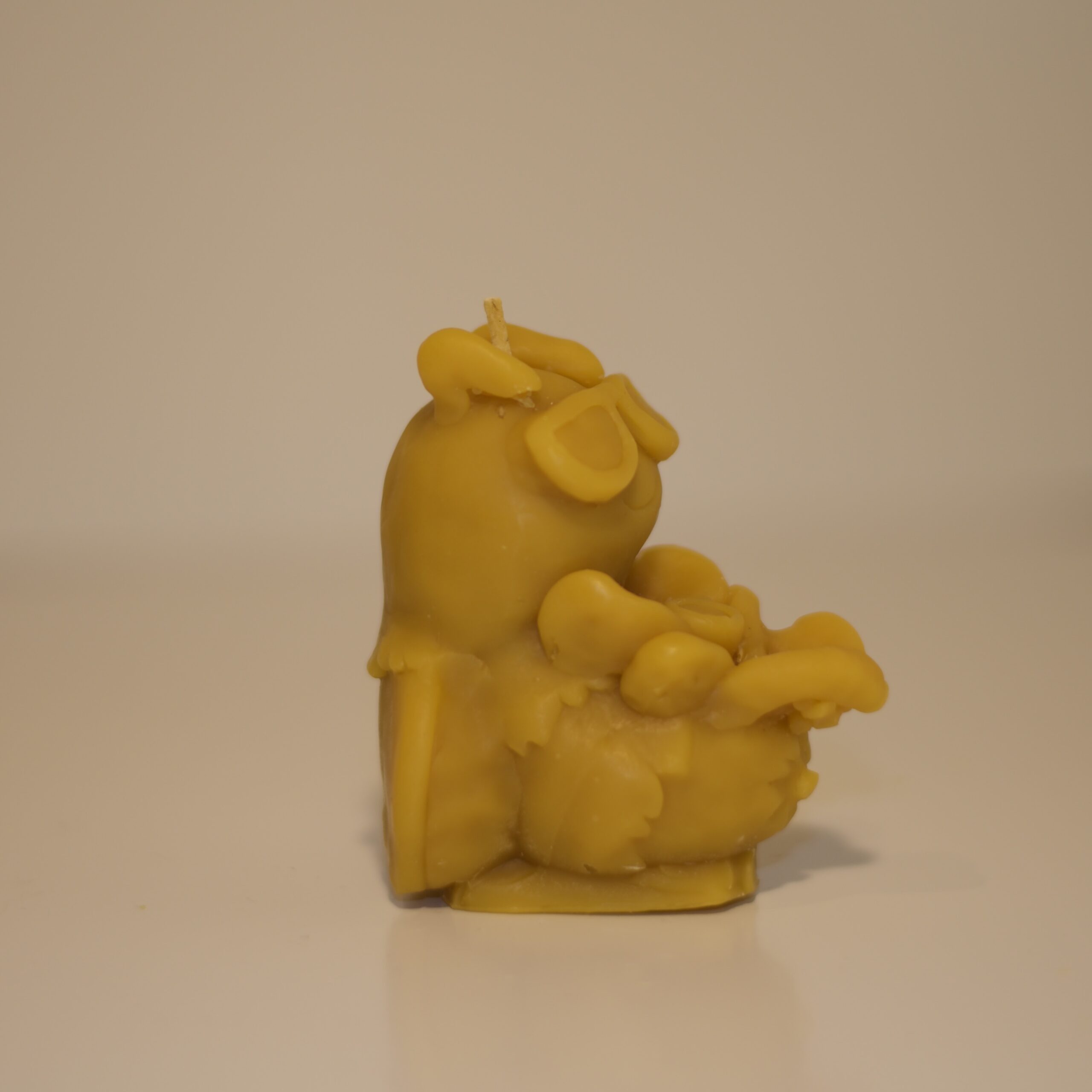 Carefree Honeybee Mascot Beeswax Candle - Image 2