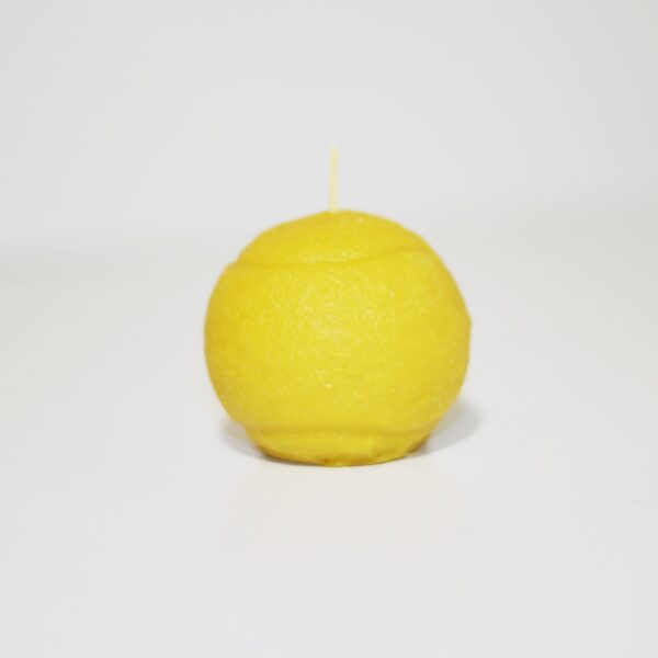 Tennis Ball Beeswax Candle
